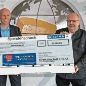 ALPMA Hain unterstützt OVB-Aktion mit 10000 Euro