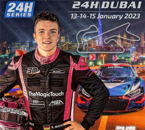 Benjamin Mazatis wird bei den 24 Stunden von Dubai an den Start gehen.Foto re