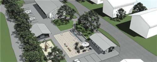 Die neue Dorfmitte in Achenmühle soll spätestens 2024 fertig werden.