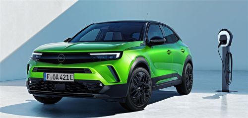 E wie Electric: Aus dem Mokka-e wird künftig der Mokka Electric. Foto Opel