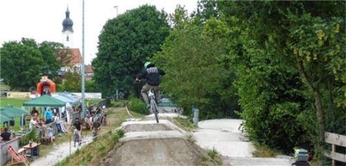 Ein Eldorado finden Biker im neu angelegten Park. Foto Burlefinger