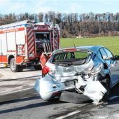 Crash mit drei Autos