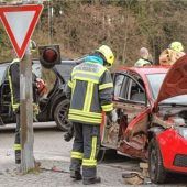 Autofahrer mit großem Glück