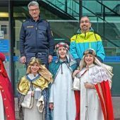 Sternsinger besuchen Polizeipräsidium