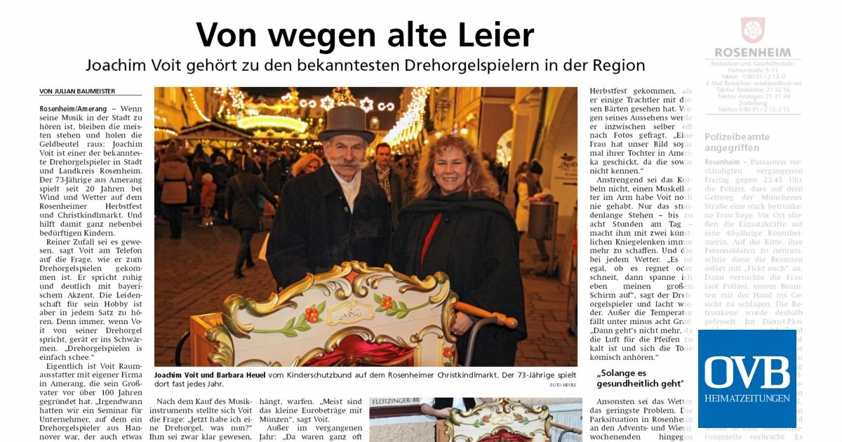 Von wegen alte Leier OVB Heimatzeitungen