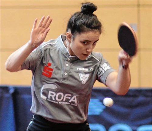 Wo die ukrainische Spielerin Solomiya Brateyko zukünftig aufschlagen wird, ist noch ungewiss. Foto Gerhard Erlich