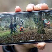 Streit um Laubbläser auf dem Friedhof