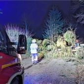 Feuerwehr Kammer im Sturmeinsatz