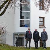 Außenaufzug am Pfarrheim