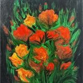Blumen statt Kleckse