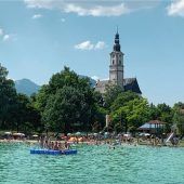 Schwimmbad ist ein beliebtes Ausflugsziel