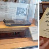 Ein Schaufenster erinnert an Elisabeth Block