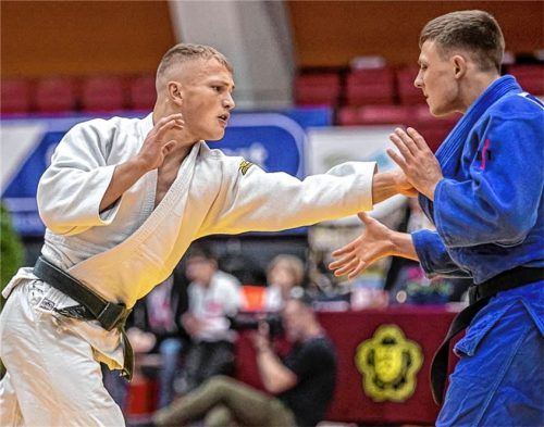 Der Aiblinger Patrick Weisser hat bei der deutschen Judo-Meisterschaft der Männer knapp eine Medaille verpasst.Foto Thomas Wetzel – Sportfotos24