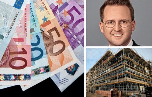 Der Bad Aiblinger Stadtrat hat mit Bürgermeister Stephan Schlier den Haushaltsplan auf den Weg gebracht und dabei über „große Brocken“ wie den Neubau der St.-Georg-Schule diskutiert. Foto Robert Schlesinger (dpa)/re/Hadersbeck