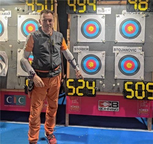 Der Bruckmühler Hannes Stoiber freute sich über sein Ergebnis in der Qualifikation. Foto SG Edelweiß