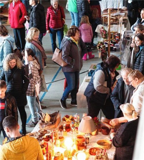 Der Kunstmarkt war ein voller Erfolg.