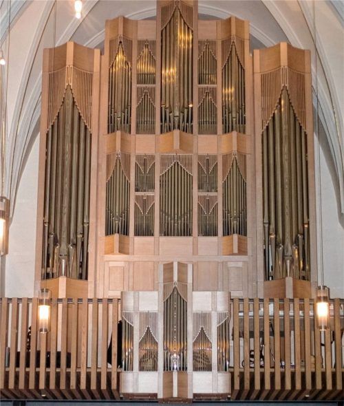 Die Reil-Orgel spielt die Hauptrolle bei der „Besinnung am Mittag“. Foto Henning von Rochow