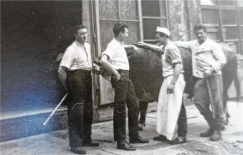 Ein Bild aus den Anfangsjahren. Gegründet wurde die Metzgerei Angerer im Jahr 1916 von Georg Angerer.
