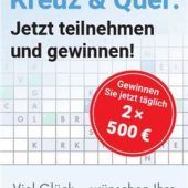 Jeden Tag zweimal 500 Euro gewinnen
