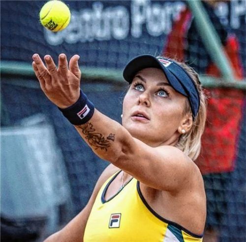 Kateryna Baindl aus Kolbermoor ist großartig ins Jahr 2023 gestartet. Sie erreichte bei den Australian Open in Melbourne ihr bislang bestes Grand-Slam-Ergebnis mit Runde drei.Foto Kateryna baindl Instagram