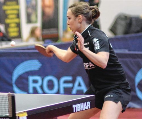 Kolbermoors Nummer eins, Linda Bergström, fehlt am Sonntag aufgrund einer Nominierung für das Europe-Top-16-Turnier.Foto Gerhard Erlich