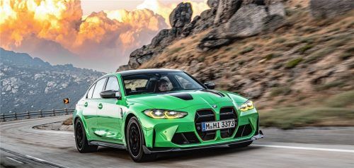 Mehr Leistung, weniger Gewicht lautet die Formel für den neuen BMW M3 CS. Foto AUM/BMW