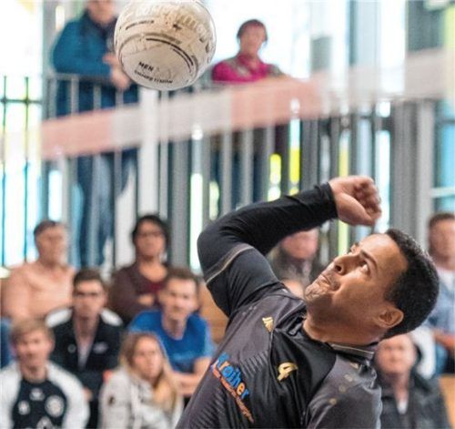 Schlagmann Abdilaziz Lamharraf war für Rosenheims Angriffe aus dem Spiel heraus hauptverantwortlich. Foto MTV