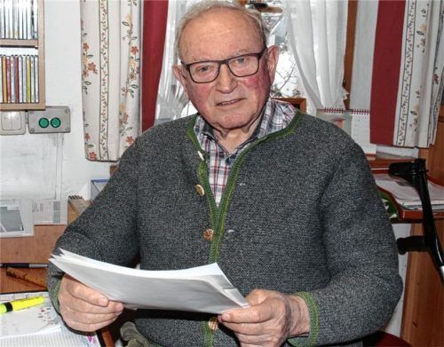 Sepp Ranner hat auf seine Schreiben Antworten aus der Staatskanzlei und dem Finanzministerium erhalten. Foto Hadersbeck