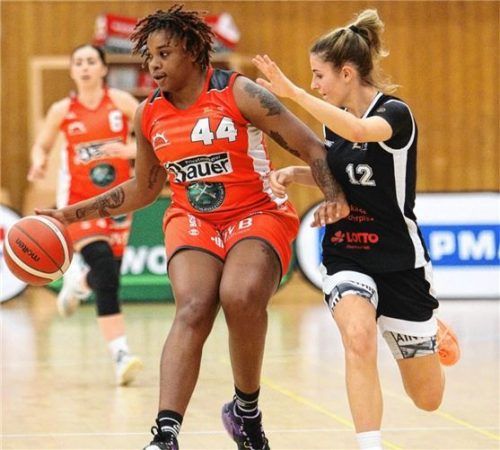 Wasserburg und Brittany Autry hatten rund zwei Wochen Zeit, um sich für das Spiel in Mainz zu rüsten.Foto Butzhammer