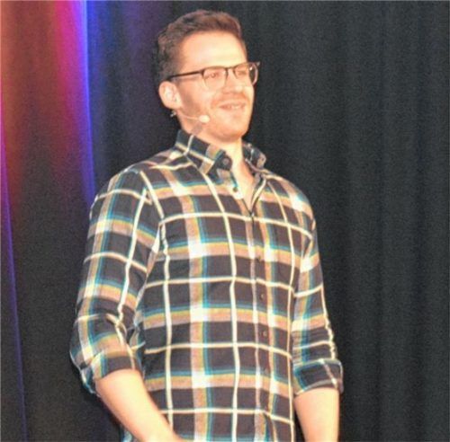 Weiß, worüber er Witze macht: Martin Frank ist auf einem niederbayerischen Bauernhof aufgewachsen. Foto eder