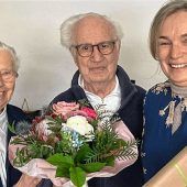 Sektion Bergbund Rosenheim gratuliert Franz Wieser
