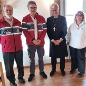 Bischof besucht Notfallhelfer