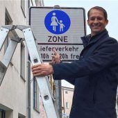 Ab Montag gibt es eine neue Fußgängerzone