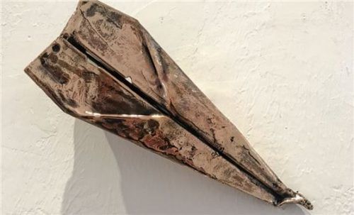 Alejandro Calderon Jaffé: Papierflieger, Bronze.Foto bößwetter