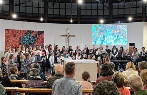 Alle gemeinsam sangen zum Schluss „Heal the world“.