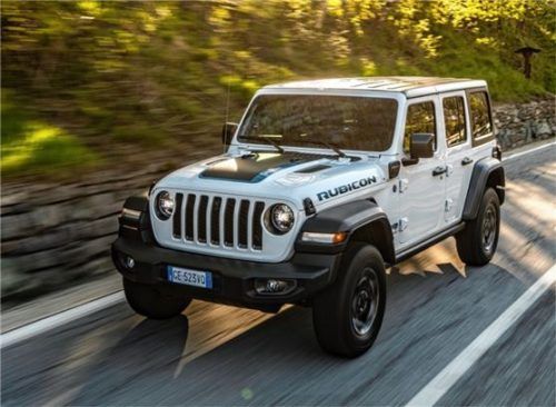 Auf der Autoschau zu sehen sein wird der aktuelle Jeep Wrangler PHEV. Foto JEEP