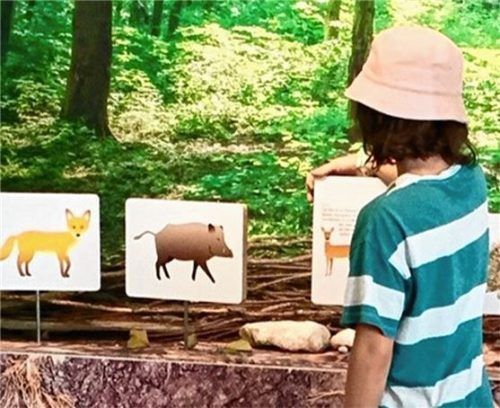 Bei einer Familienführung sorgen interaktive Elemente für Spannung und Abwechslung.Foto Lüdecke