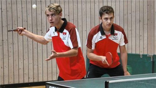 Das Duo Reichardt/Messerer legte im Derby mit dem Sieg den Grundstein für Heufelds späteren Erfolg.Foto Gerhard Erlich