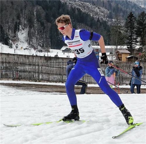 Emil Tzschöckel siegte im Massenstart.Foto Falk Tzschöckel