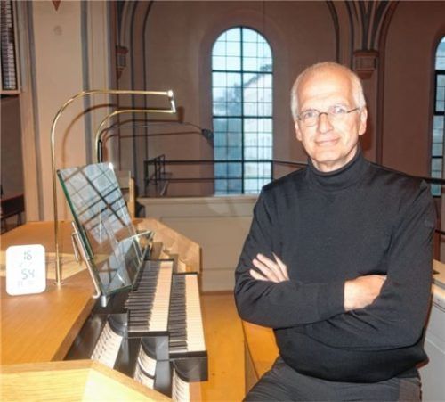 Er ist Professor für künstlerisches Orgelspiel und fungiert als Domorganist in Köln: Winfried Bönig.Foto  re