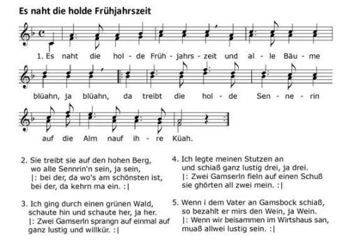 „Es naht die holde Frühlingszeit ...“ Foto Schusser