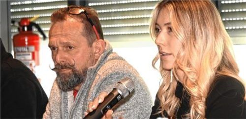 Ken Glemser, Vater von Mike Glemser, und Freundin Lara Lindmayer sind unendlich dankbar für die unglaubliche Spendenbereitschaft. Foto Ziegler