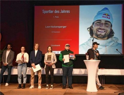 Konnte aufgrund einer Verletzung nicht teilnehmen: Snowboarder und Weltcup-Gewinner Leon Vockensperger vom Skiclub Rosenheim belegte den ersten Platz.