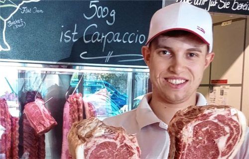 Lukas Lohberger ist seit 2017 zertifizierter Fleischsommelier. Foto Lohberger