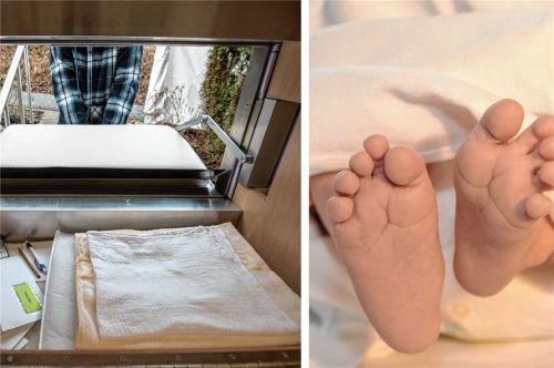Nach dem Fund eines Säuglings gibt es jetzt auch in Rosenheim Überlegungen, eine Babyklappe einzurichten. Fotos dpa/Schlecker