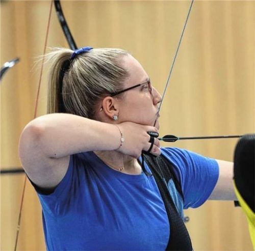 Regina Kellerer mit vollem Fokus auf die Goldmedaille. Foto BSSB/Ulrike Übelack
