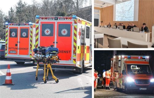 Um künftig schneller am Einsatzort zu sein, hat der Zweckverband der Rettungskräfte in Rosenheim nun eine Studie vorgestellt. Diese stellt Lösungsansätze für die einzelnen Versorgungsbereiche in der Region vor. Foto fib/Eß/Lünhörster