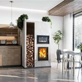 Brot im Kamin backen