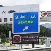 Arlbergtunnel lange gesperrt