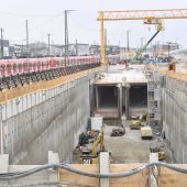 Das erste Tunnelstück ist fertig
